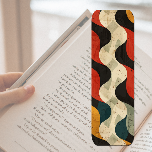 Boekenlegger retro groofy