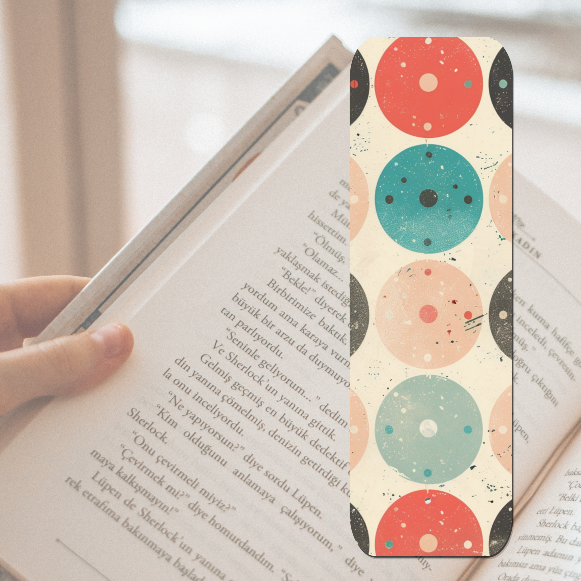 Boekenlegger retro distressed