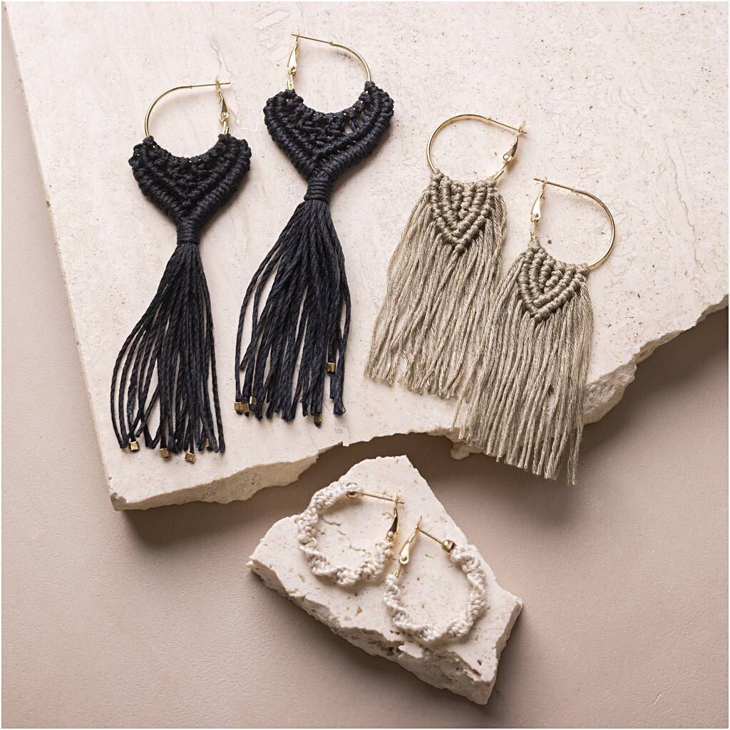 DIY pakket macrame oorbellen