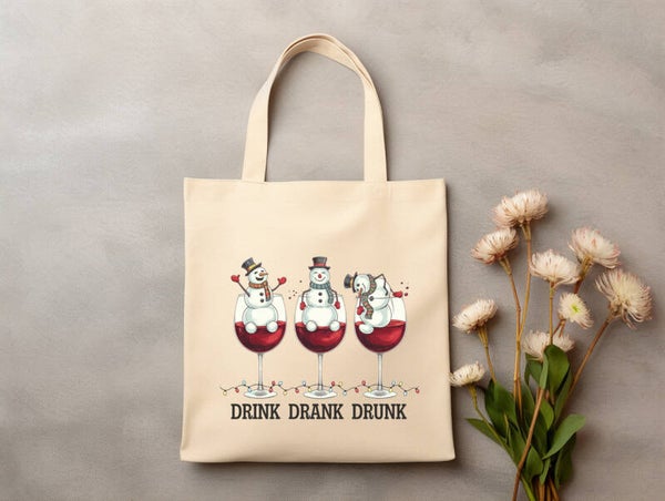 canvas tas Drink drank, drunk