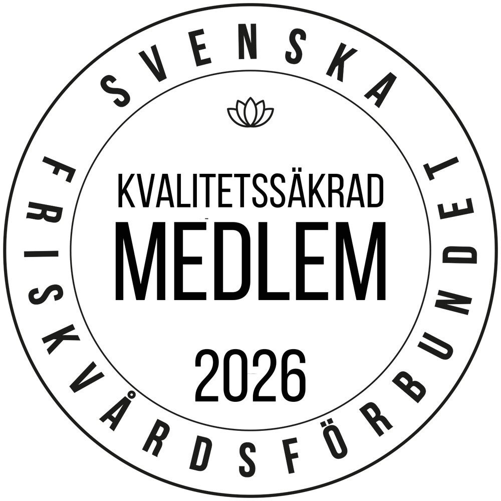Kvalitetsäkrad medlem som Diplomerad stresscoach - försäkrad i Svenska Friskvårdsförbundet.