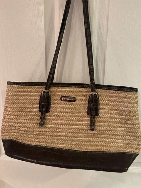 Wicker Tote Bag
