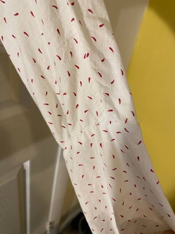 Vintage Controll Red and White Top
