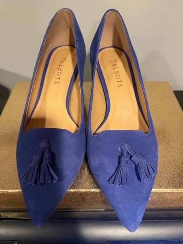 Talbots Blue Heels