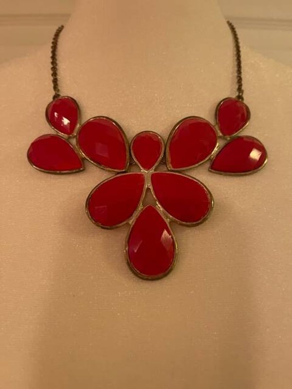 Bright Red necklace