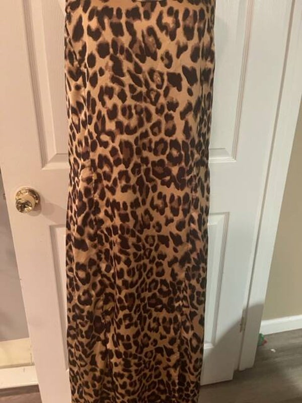 Hayden Leopard Long Dress