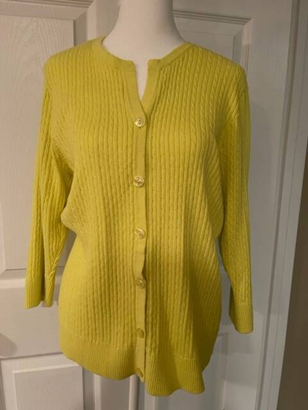 Jeanne Pierre Button Sweater