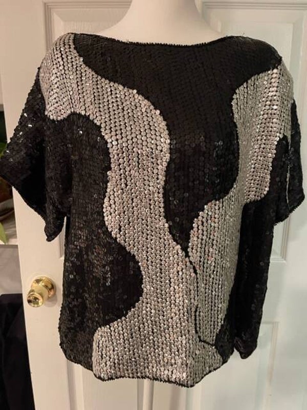 Vintage JLB Sequin Shirt