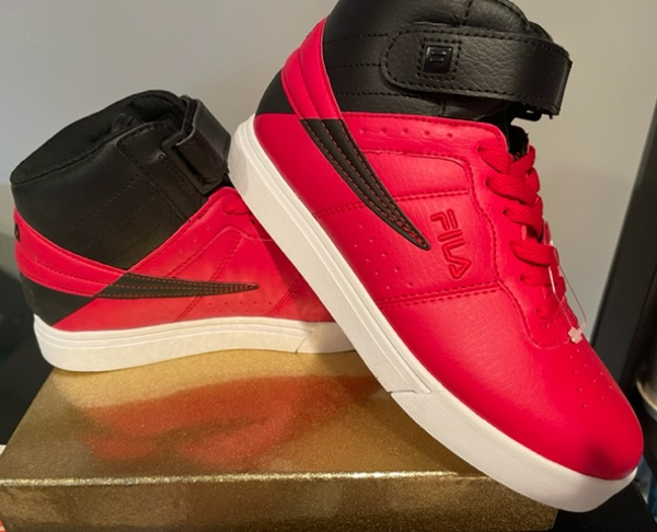 Black and Red Fila