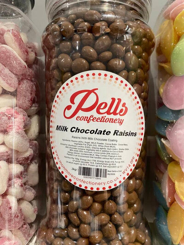 Milk Chocolate Raisins