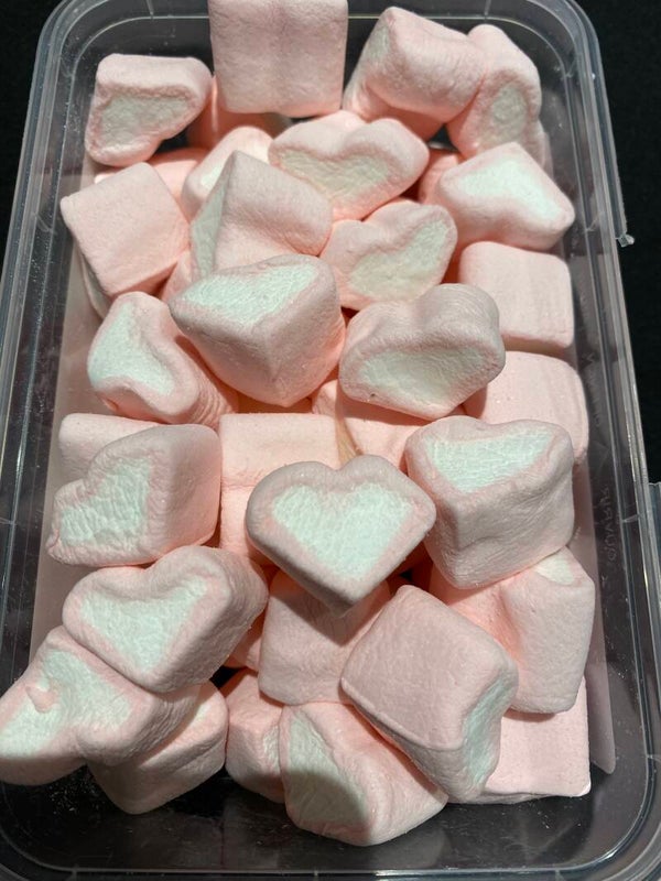 Strawberry Marshmallow Hearts