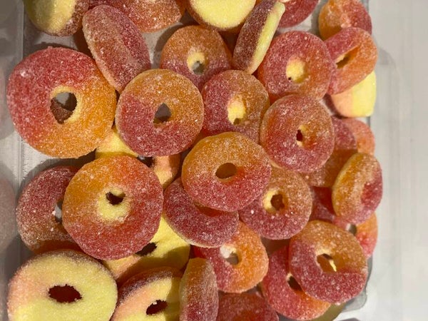 Fizzy Peach Rings (Halal)