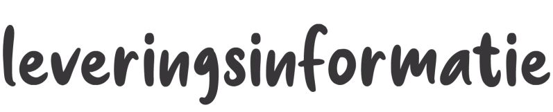 leveringsinformatie