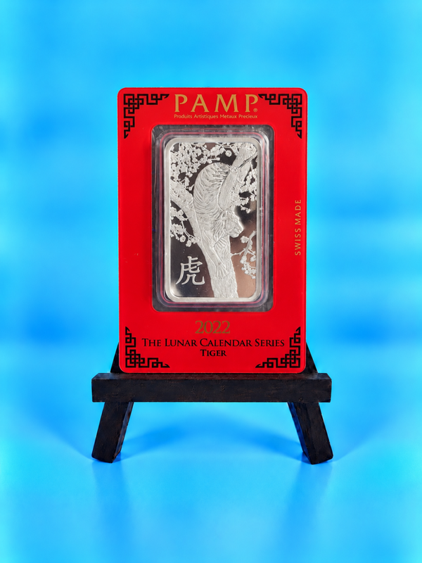 PAMP Suisse🇨🇭Lunar Calendar Series Year of the Tiger 2022 1 oz Silver