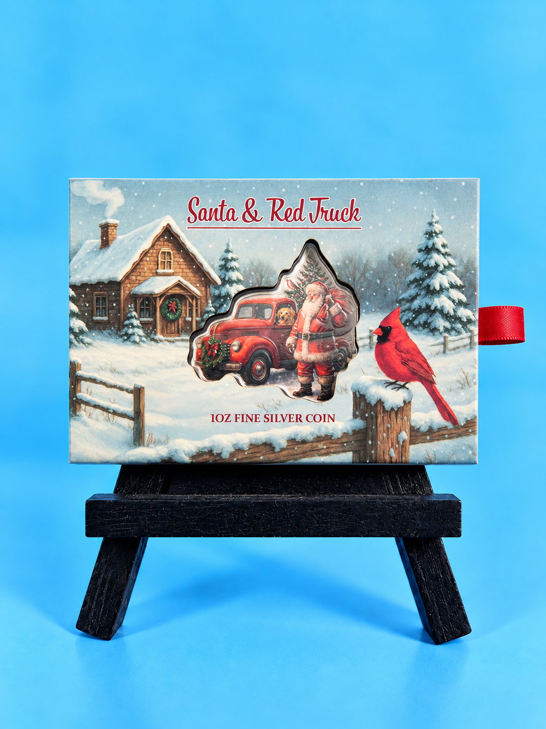 PAMP Suisse🇨🇭Santa and Red Truck 2026 1 oz Silver