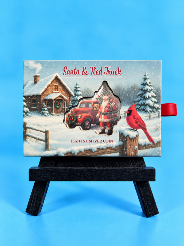 PAMP Suisse🇨🇭Santa and Red Truck 2026 1 oz Silver