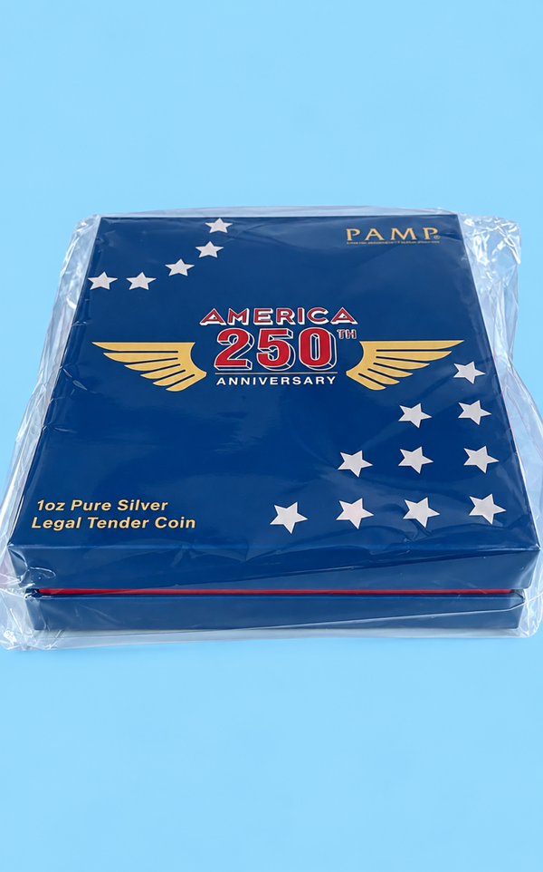PAMP Suisse🇨🇭250 Years USA Anniversary Limited Box 2026 1 oz Silver
