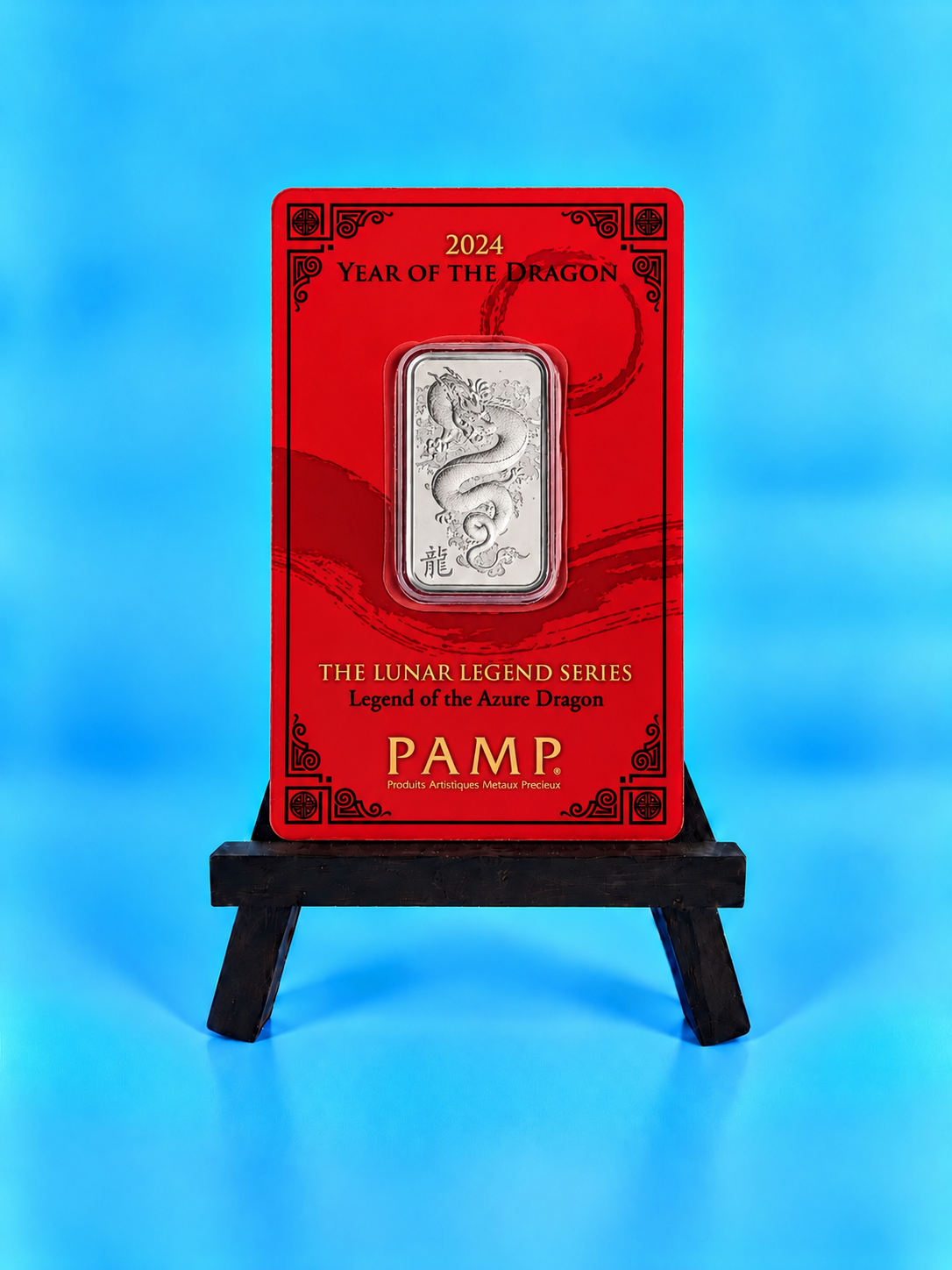 Pamp Suisse🇨🇭Lunar Series Year of the Dragon 2024 10 g Silver