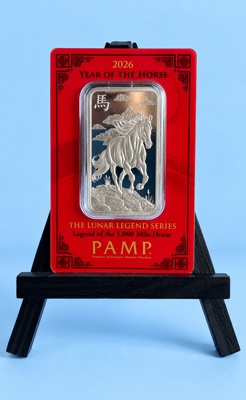 Pamp Suisse🇨🇭Lunar Series Year of the Horse 2026 1 oz Silver