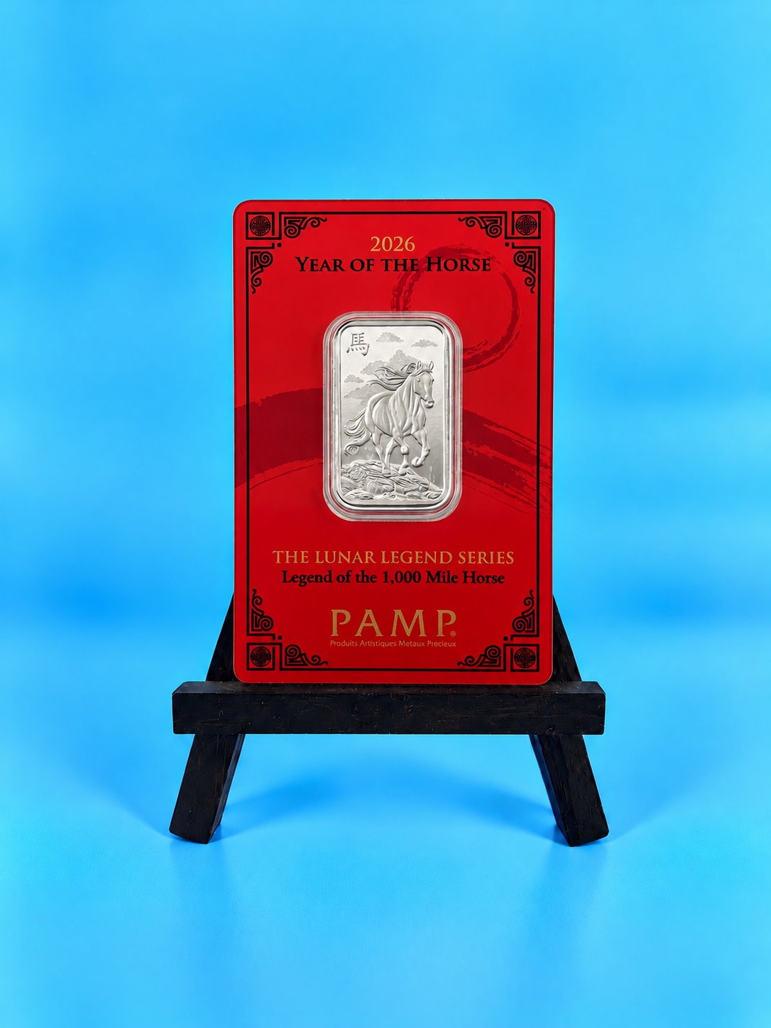Pamp Suisse🇨🇭Lunar Series Year of the Horse 2026 10 g Silver