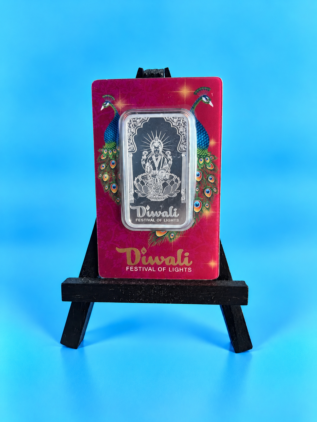PAMP Suisse🇨🇭Diwali Lakshmi & Peacock 2024 1 oz Silver