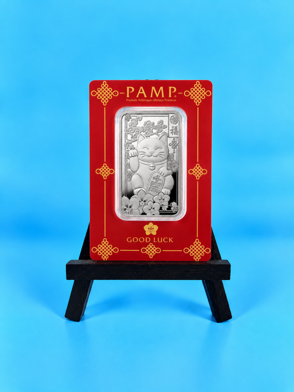 PAMP Suisse🇨🇭Lucky cat Maneki Neko 2026 1 oz Silver