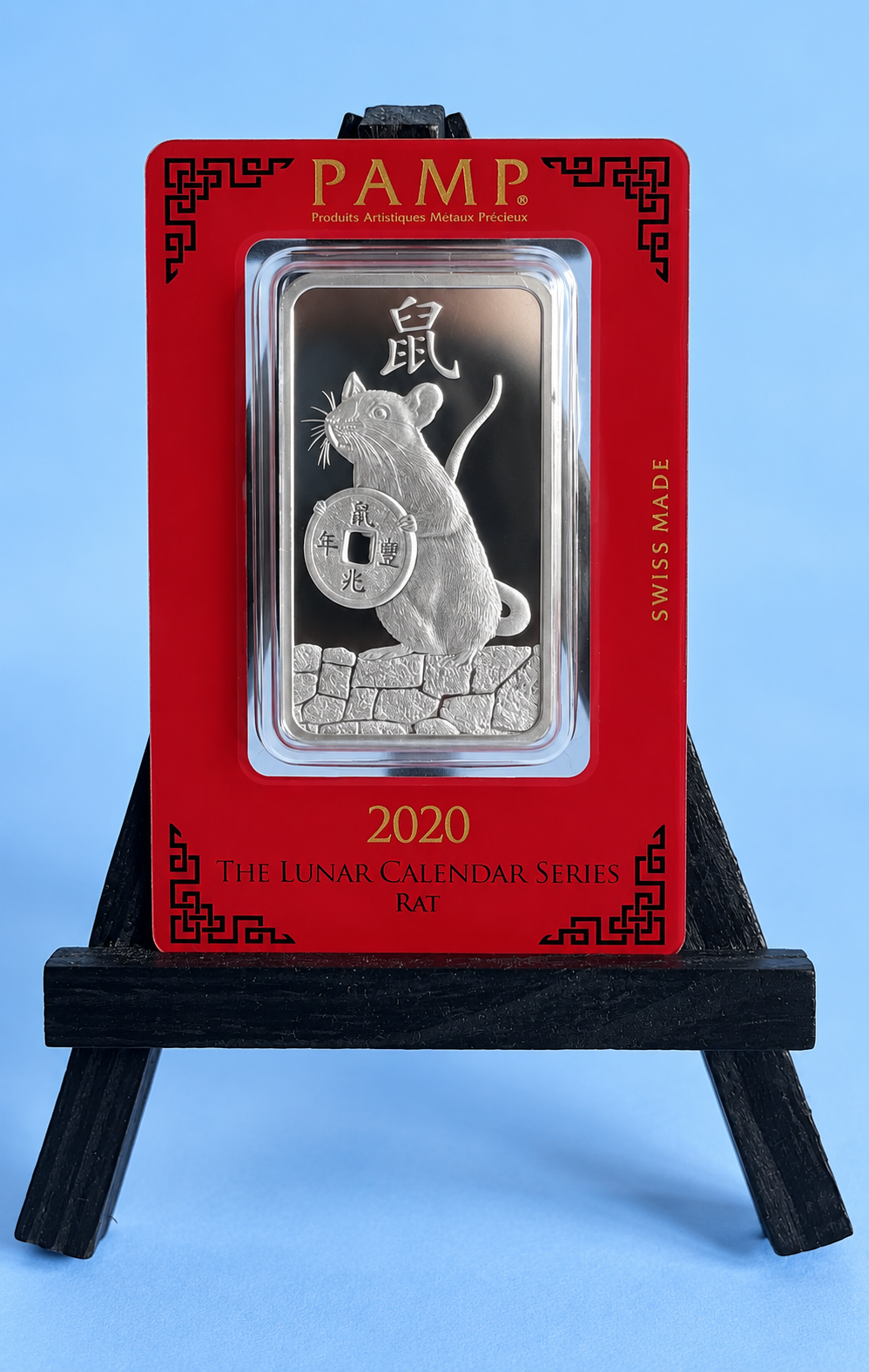 PAMP Suisse🇨🇭Lunar Calendar Series Rat 2020 1 oz Silver