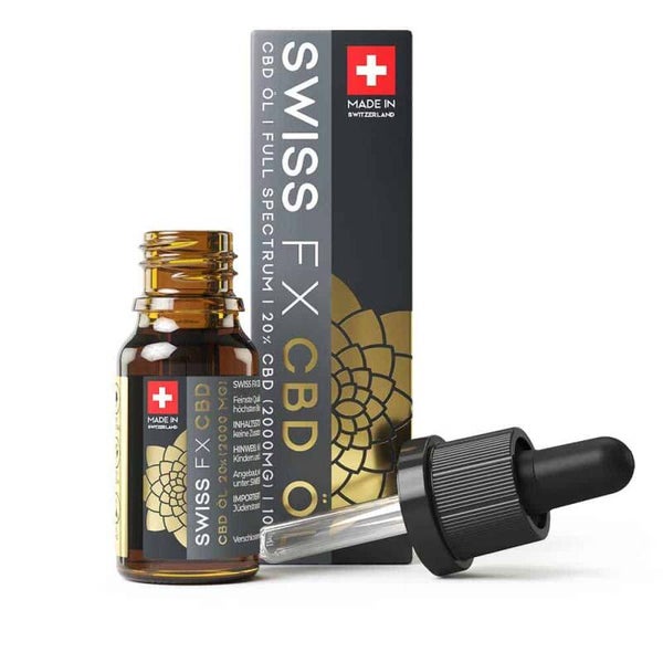 Swiss FX – Vollspektrum CBD Öl 20% oder 40 % (2.000mg oder 4.000mg) – 10ml