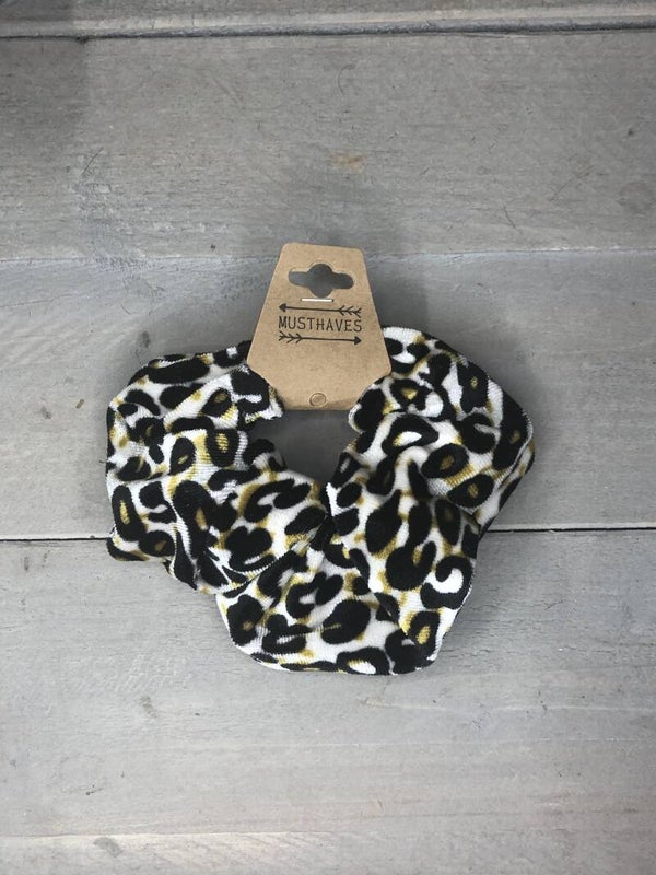 Velvet scrunchie - Animal Print