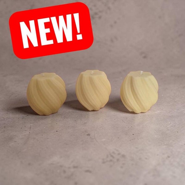 Swirl Kerzen ohne Duft Tischdeko für Dein besonderes Fest