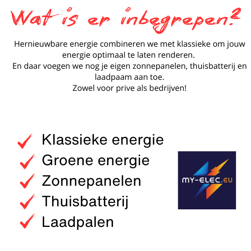 wat inbegrepen service  energie