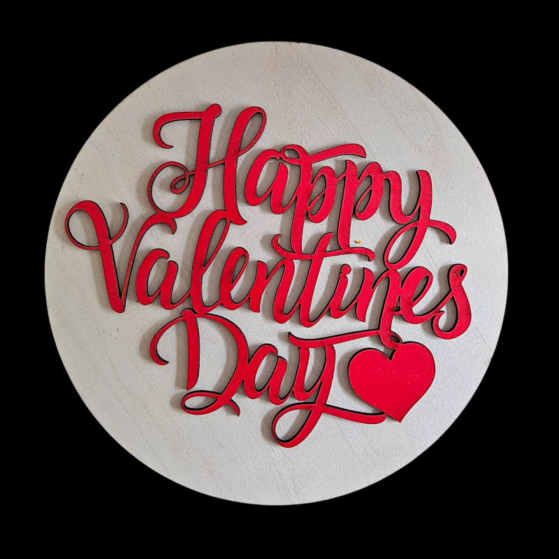 Laser cut clocks in various designs and colours