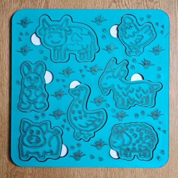 Shape Sorter - Farm - Green