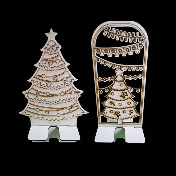 Mobile Telephone Stand - Christmas Tree
