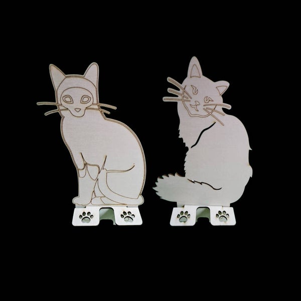 Mobile Telephone Stand - Cats