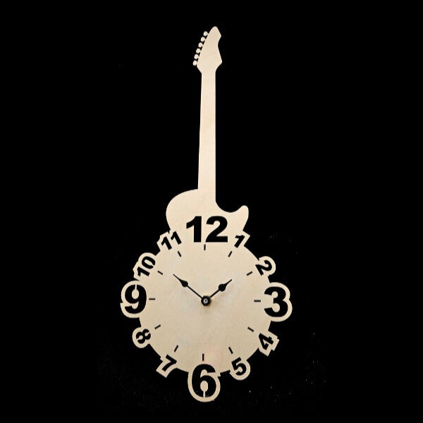 Laser cut clocks with various character designs and colours