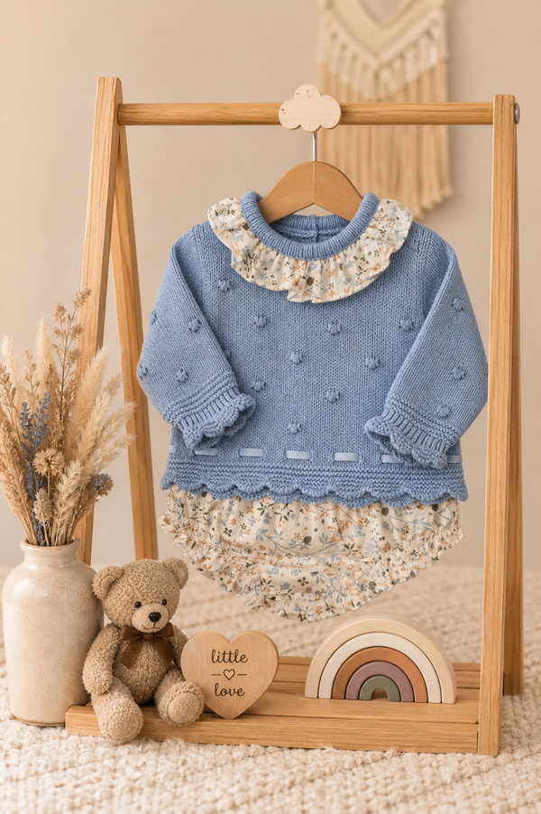 Baby Set- Strickpullover& Höschen