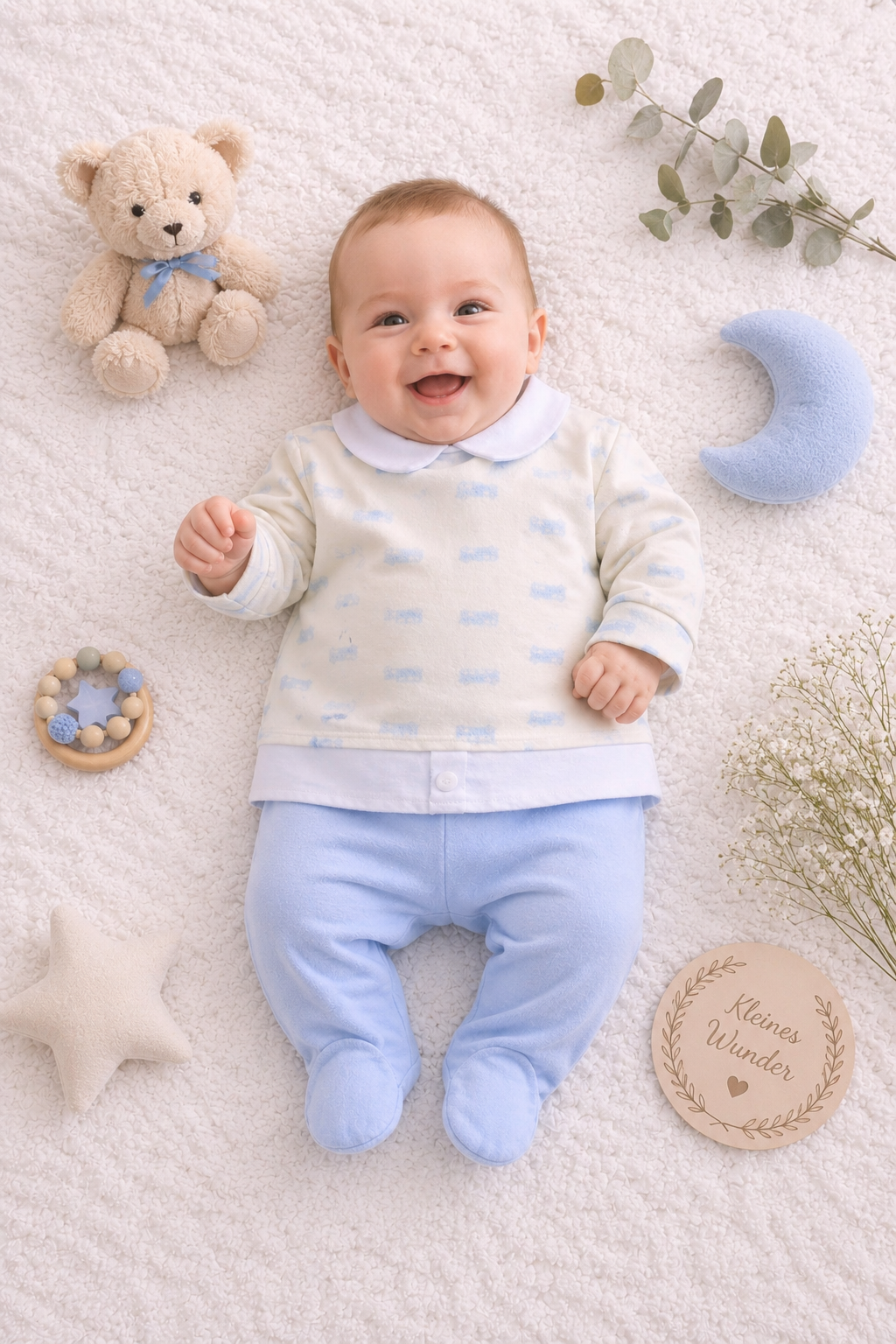 Baby-Set Set mit Fahrzeug Motiv
