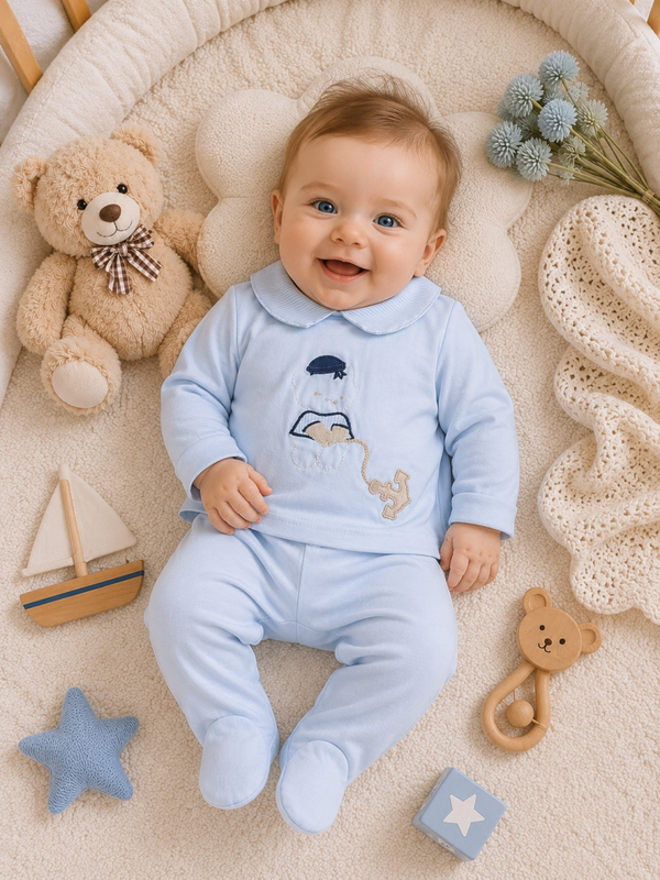 Baby 2Teiler Hellblau