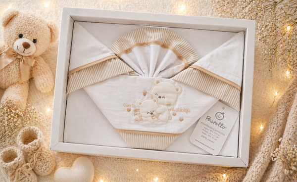 🧸 Kinderbettwäsche „Bärchen“ – 100 % Baumwolle