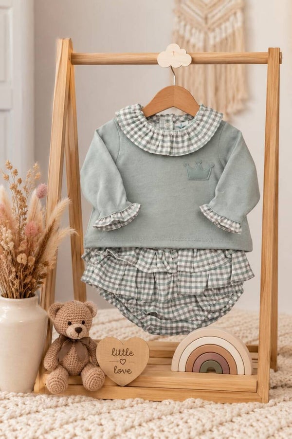 Baby-Set „Little Crown“ – Elegant & Zeitlos