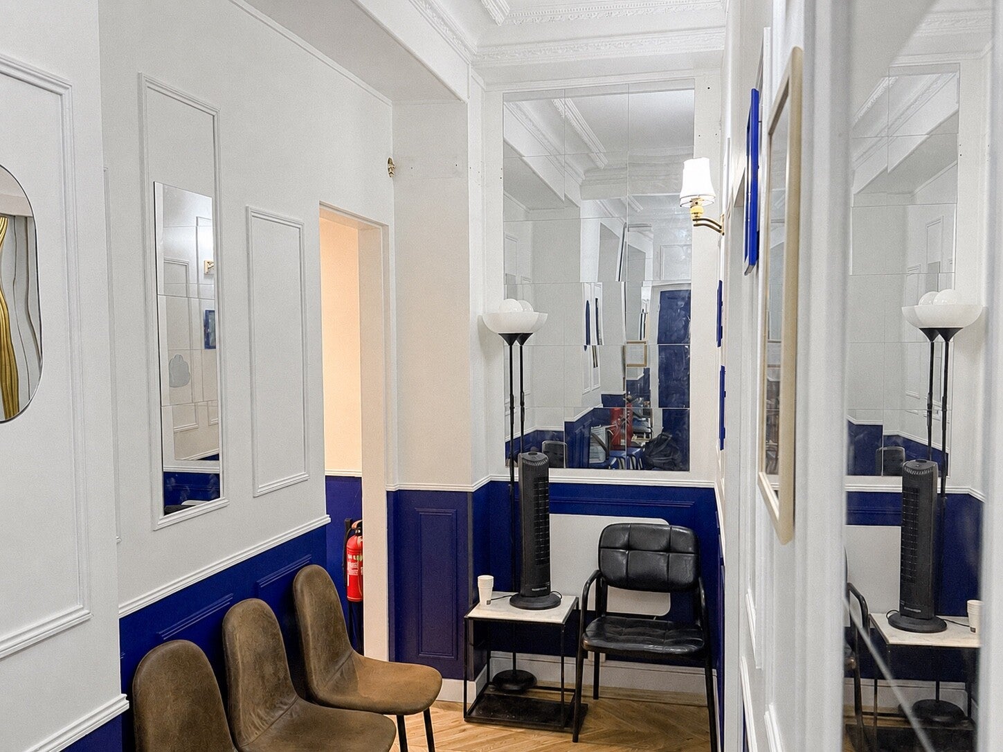 Salle d’attente du cabinet de cardiologie Port-Royal à Paris 5e