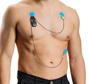 Holter ECG pour l’enregistrement du rythme cardiaque pendant 24 à 72 heures