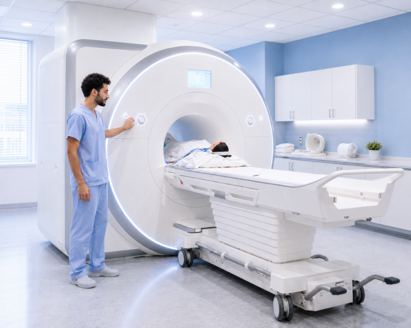 Réalisation d’une IRM cardiaque