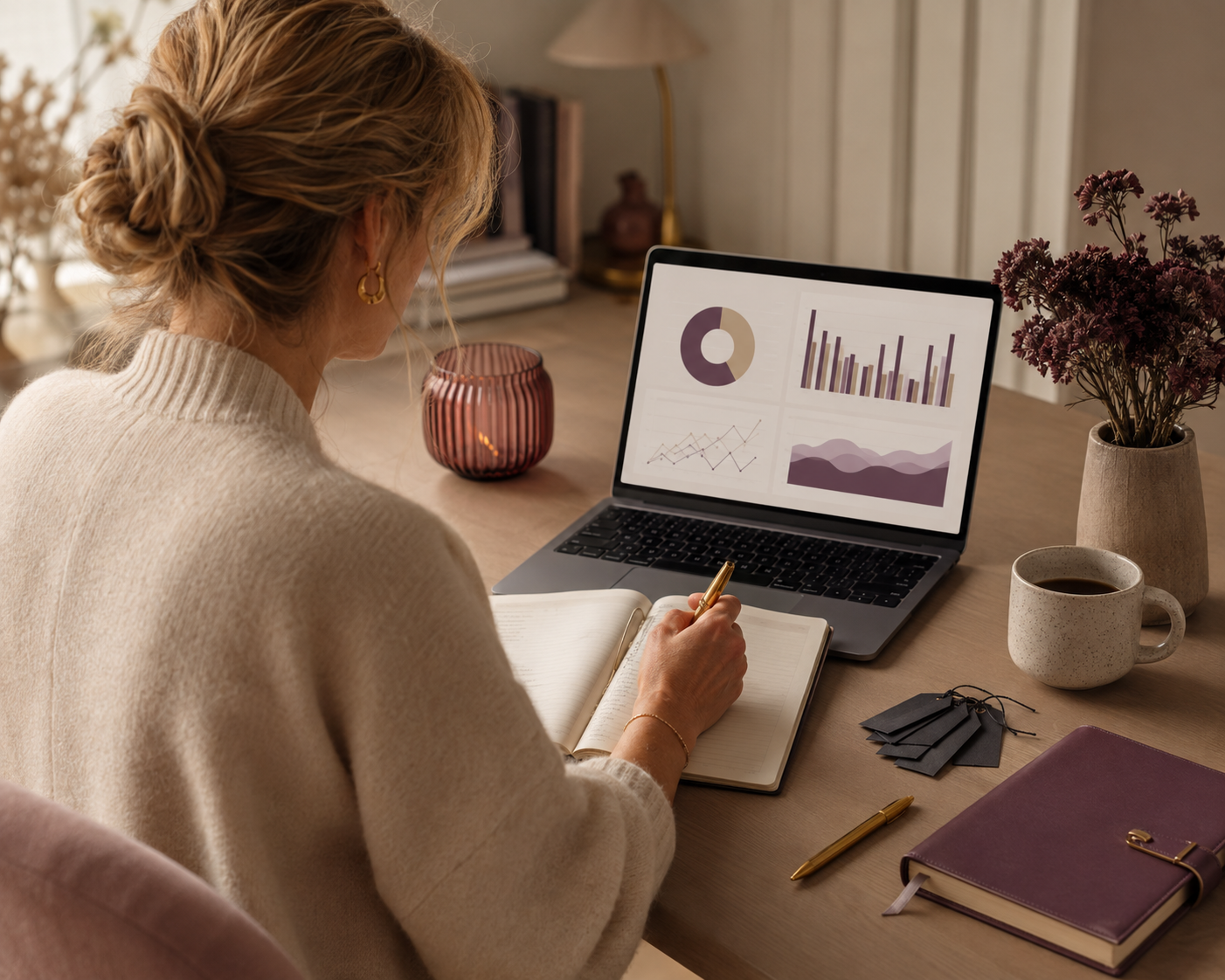 Bloggerin wertet die Ergebnisse ihrer Black-Friday-Strategie aus