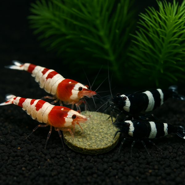Crystal Red & Black Mixed Grade Shrimp Starter Pack (Caridina)
