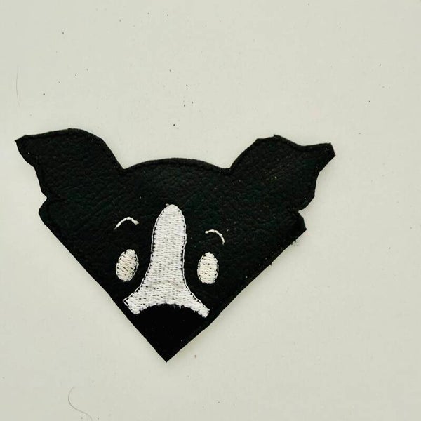 Border Collie Corner Bookmark Embroidery Design