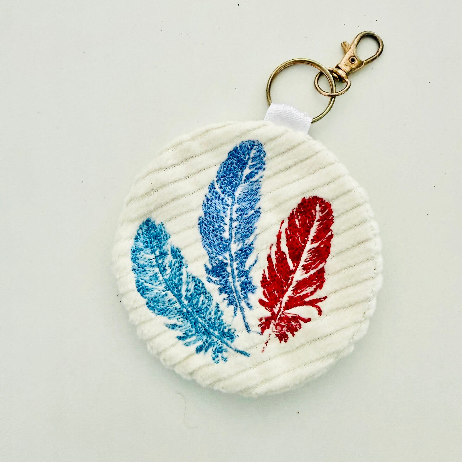 Feather Circle Backwards Zipper File