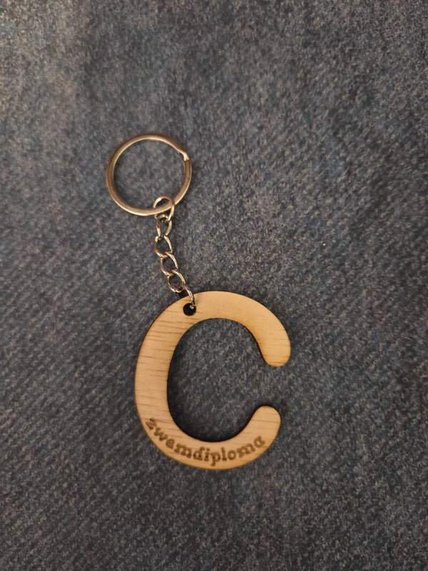 Zwemdiploma C sleutelhanger