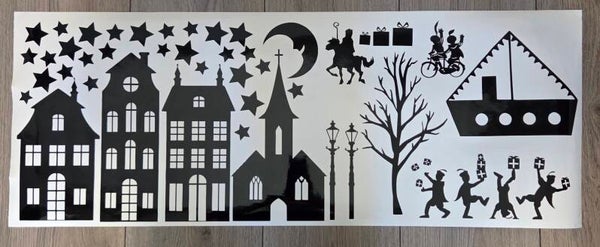 Raamfolie Sint